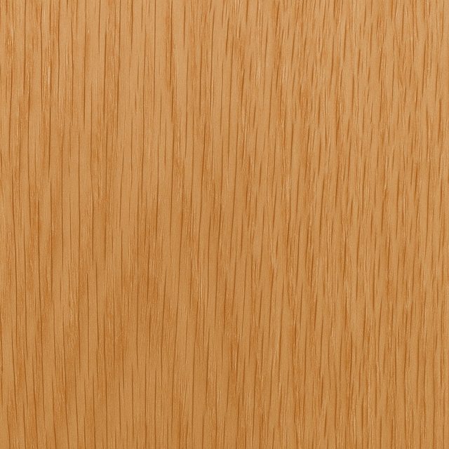 White oak cabinet door with straight grain and a matte oil finish